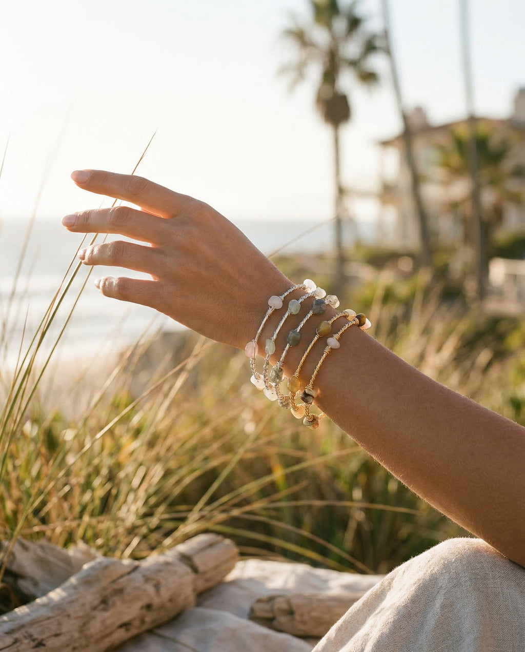 Golden Harmony Wrap Bracelet